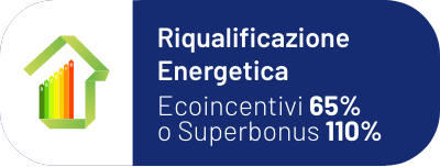 Ecoincentivi - bottone Riqualificazione Energetica Ecoincentivo 65% o Superbonus 110%